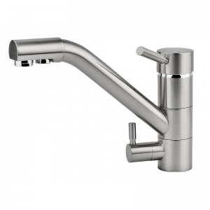 Rolya matte finished three way kitchen faucet longreach sink mixer 3 way water filter tap