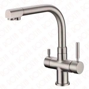 Rolya Nickel Brushed 3 Way Water Filter Taps