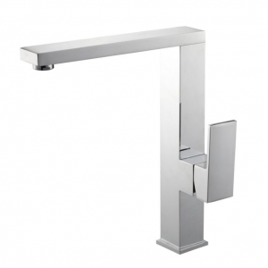 Rolya Solid Heavy Brass Square Style Kitchen Faucet