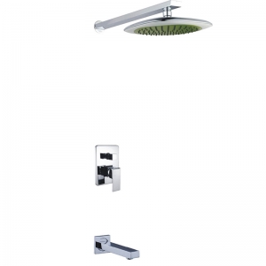 Rolya High Quality Brass Construction Chrome Tub & Shower Trim Kit