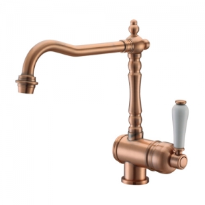 Rolya Red Copper Kitchen Faucet Mixer Taps
