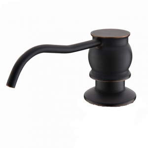Rolya Antique Country Black Oil Rubbed Bronze Kitchen Countertop In Sink Liquid Dish Soap Dispenser
