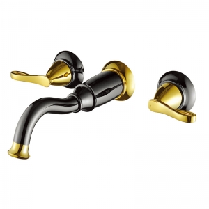 Solimoes Series In Wall Mounted Basin Mixer Faucets