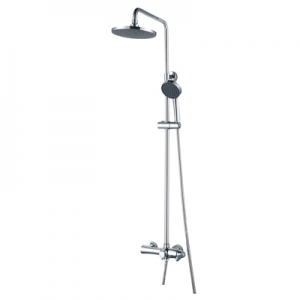 Brass Luxury shower set in Chrome