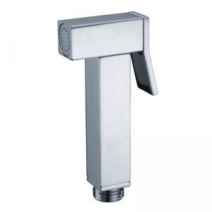 Rolya Brass Chrome Square Style Toilet Hand Bidet Spray Portable Muslim Shower