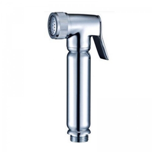 Rolya Brass Chrome Women Using Handheld Shower Sprayer for Toilet