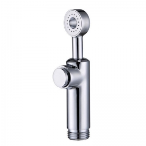 China Leading Supplier of Brass Chrome Finished Round Shape Bidet Shower Sprayer