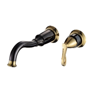 Solimoes Series In Wall Mounted Basin Taps