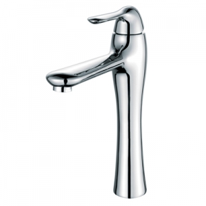 brass single hole vessel faucet