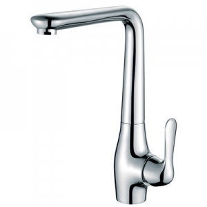 Brass single handle kitchen sink mixer