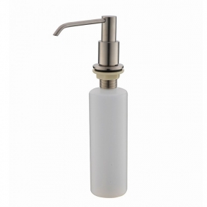 Rolya Commercial Brushed Nickel Stainless Steel Kitchen Sink Countertop Built in Hand Soap Dispenser Pump
