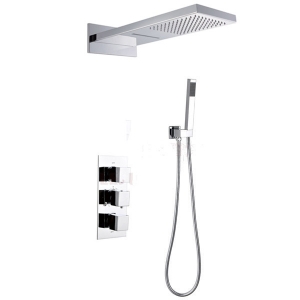 wall mount termostatic waterfall shower
