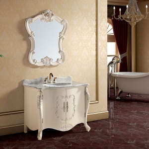 Empire Bathing Room Cabinet Vanity White Color