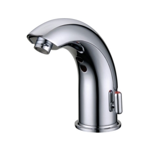  Rolya Infra-Red Deck Mounted Sensor Faucet Automatic Hands Free Modern Hot & Cold Sink Tap Chromed