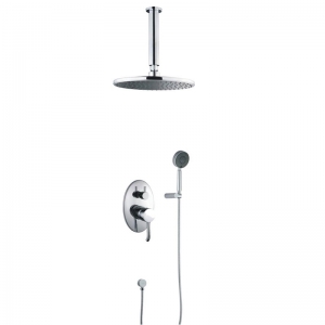 Rolya Ceiling Mounting Simple Single handle Shower Set with Handshower Set