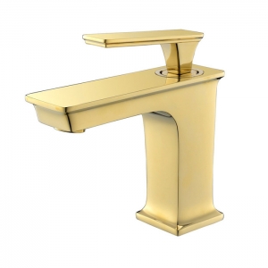 Rolya New Arrival Patent Design Luxurious Golden Bathroom Faucets