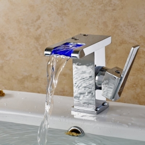 Rolya No Need Battery Water Powered LED Faucet for Basin