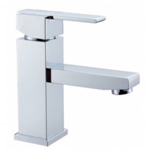 Brass Single lever Sqaure Basin Faucet