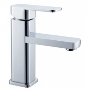 Brass Single Lever Bathroom Basin Faucet  with Chrome Finished