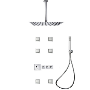 Rolya In Wall mounted Thermostatic Bathroom Shower Set
