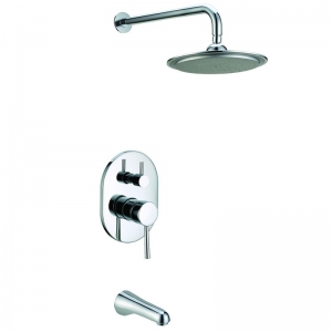 Rolya Solid Brass Tub Shower Faucet with Shower Head