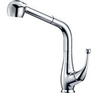 Rolya Chrome Finished Pull-out Sink Mixer Kitchen Faucet
