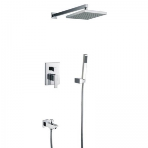 Rolya Three Function In wall Bathroom Shower Set in Chrome