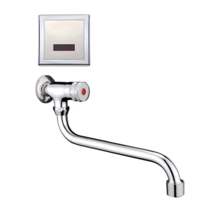 Rolya Wall Mounted Touch-Free Sensor Solid Brass Bathroom Faucets
