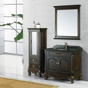 Classic Bathroom Furniture with Side Cabinet