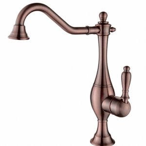 Rolya New Arrival Antique Brass Kitchen Faucet