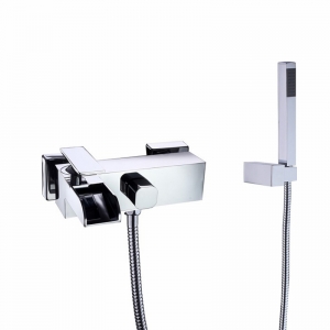 Seine Series Square Waterfall Bathtub Fauets with Hand Shower