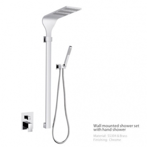 Rolya Luxurious Unique Wall Mount Shower Set with Handshower Set