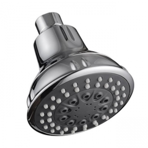 5 Functions Sunflower ABS Rain Shower Heads with Chrome Finish and Silicone Nozzles