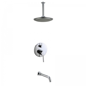 Rolya Ceiling Mounted Top Shower Faucet with Tub Spout