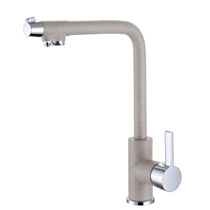 Rolya New Arrival Patent Design Matte Black Kitchen Sink Faucet 3 way water filter tap