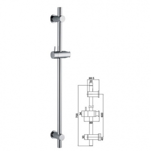 Rolya Classic Shower Rail Sliding Bars