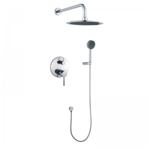 Rolya In Wall Mounted Shower Mixer with diverter and handshower set