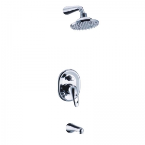 Rolya Luxury Single Handle Shower System Grade A ABS Plumbing Fixture Set 
