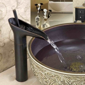 Black Antique Brass Vessel Sink Faucet