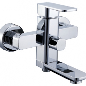 Luxury Tub Mixer Faucet with Chrome Finished