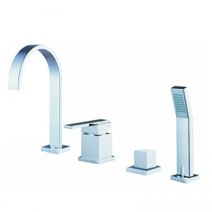Rolya 4-Holes Bath Shower Mixer Taps