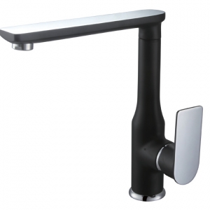 Rolya Black Painted Kitchen Faucet Mixer Taps
