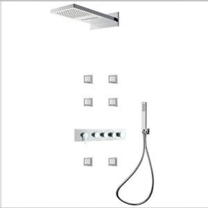 Holge Luxurious Waterfall Thermostatic Shower Set