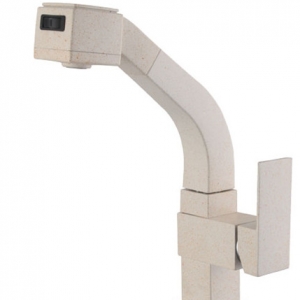 Rolya Pull out Sand Beige Kitchen Mixer Faucet