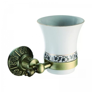 Roman Series Antique Bronze Single Cup & Tumbler Holder