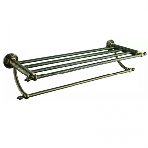 Roman Series Antique Bronze Double Towel Bars