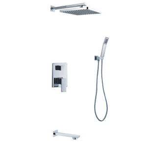 Darling Series Cube Style In Wall Mounted Free Shower Combination