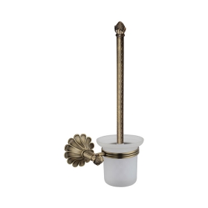 Sunflower Series Antique Brass Old Style Toilet Brush Holder