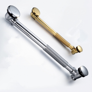 Golden/Chrome Pop-Up Bathtub Waste Drainer